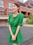 платье зеленое