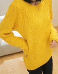 свитер желтый